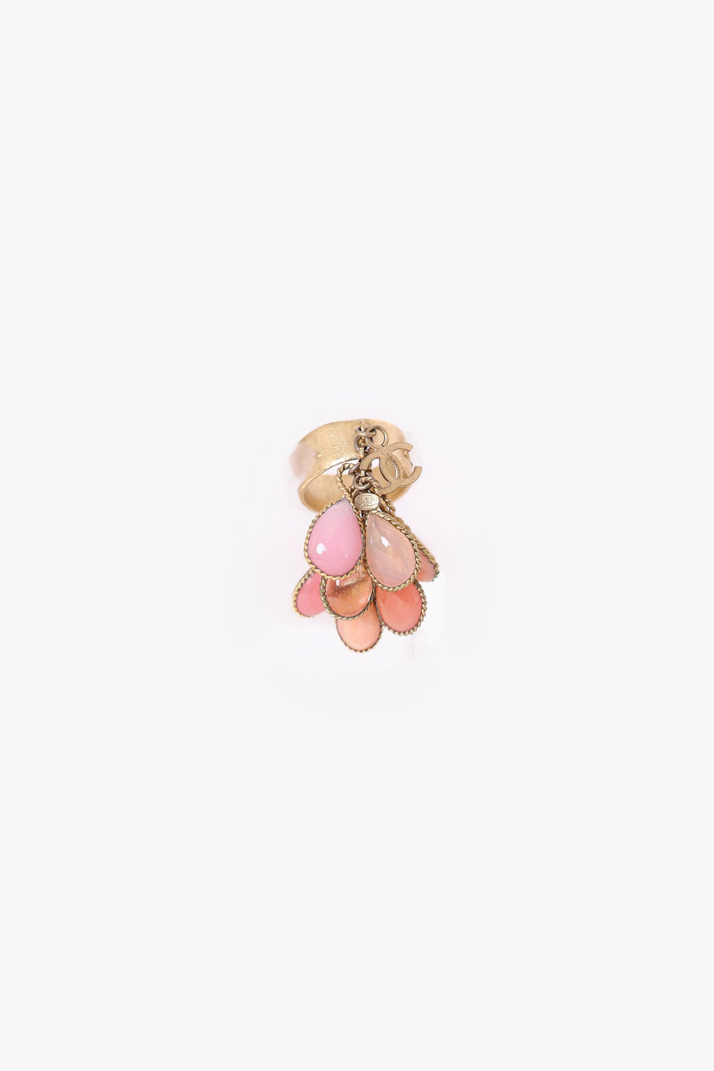 Pre-Loved Chanel™ Coloured Stone CC Ring