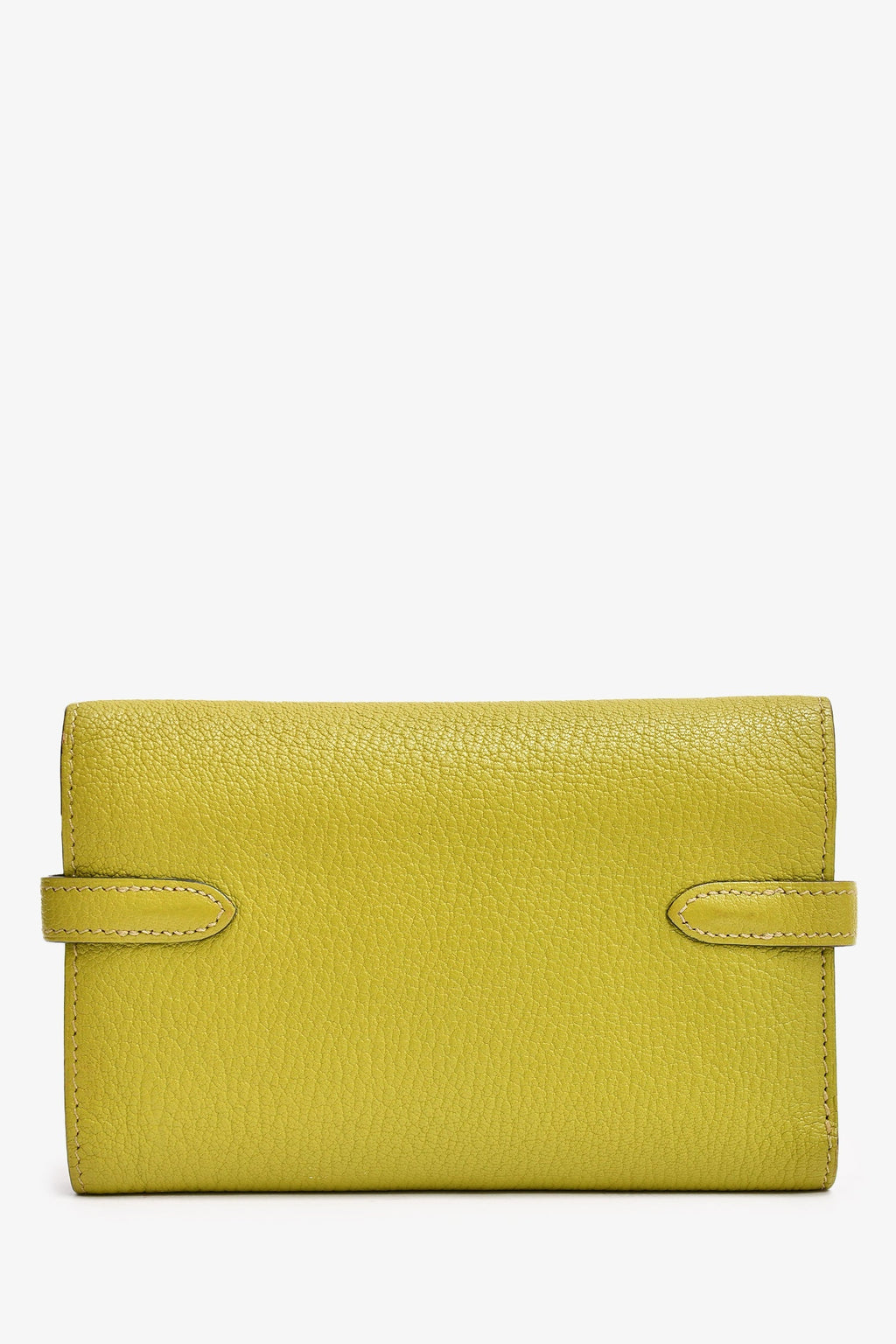 Hermès 2008 Green Mysore Leather Kelly Wallet