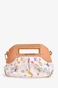 Louis Vuitton 2011 White Multicoloured Judy PM Handbag with Chain