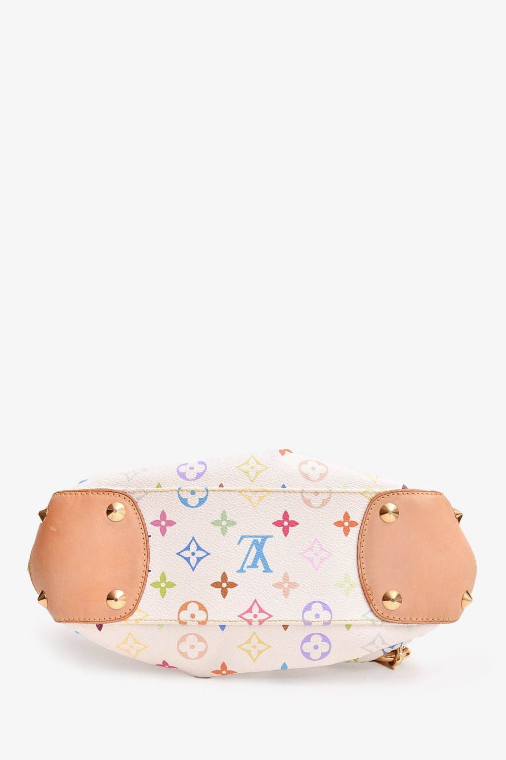 Louis Vuitton 2011 White Multicoloured Judy PM Handbag with Chain