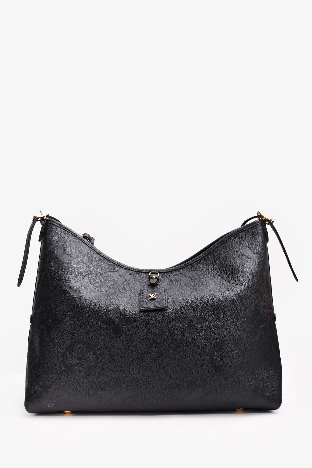 Louis Vuitton Black Empreinte Carryall MM Shoulder Bag