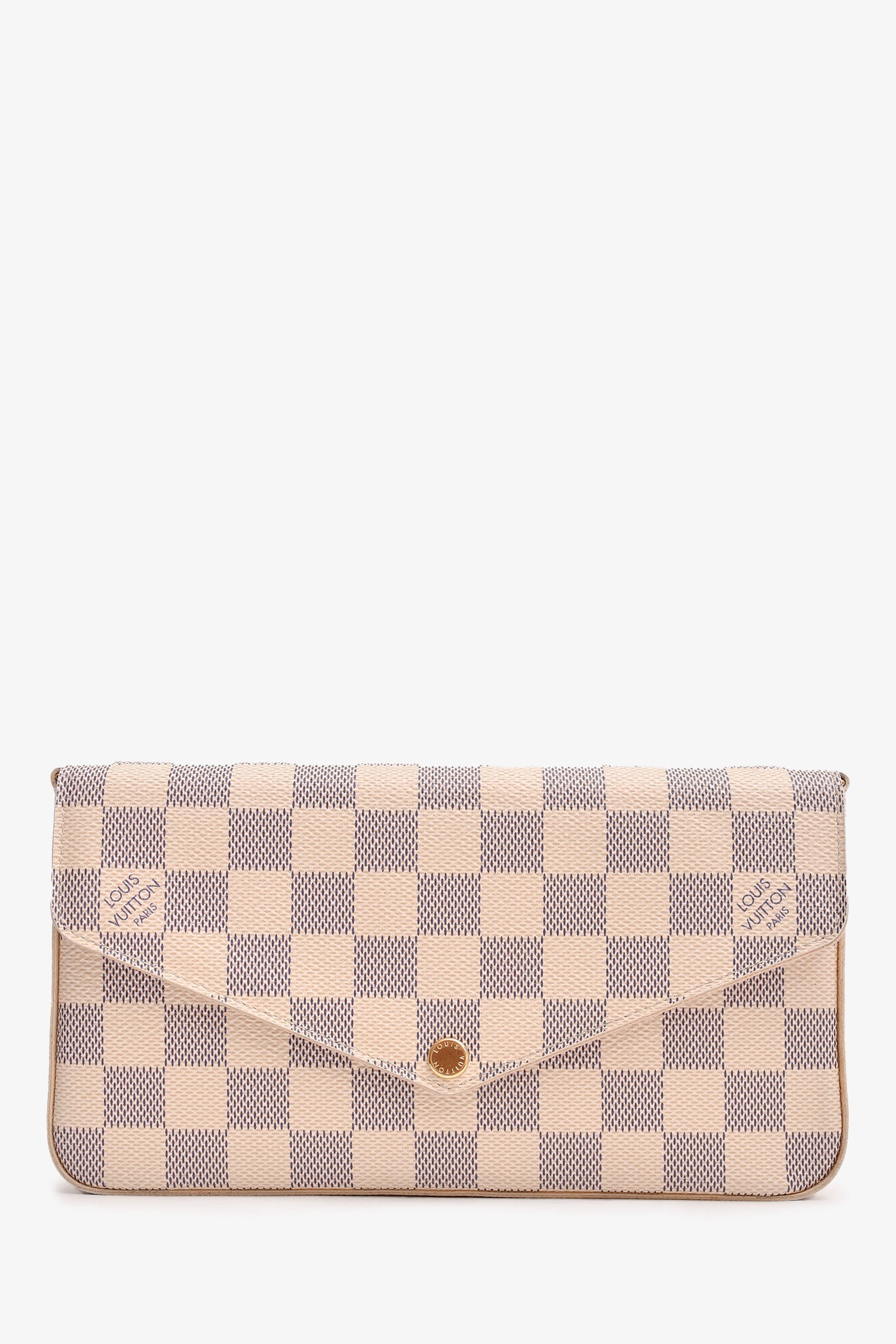 Louis Vuitton 2016 Damier Azure Felicie Pochette On Chain