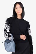 Pre-Loved Chanel™ Black Cashmere Le Chateau des Dames Sweater Size 42