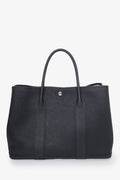 Hermès 2019 Black Negonda Leather Garden Party 36