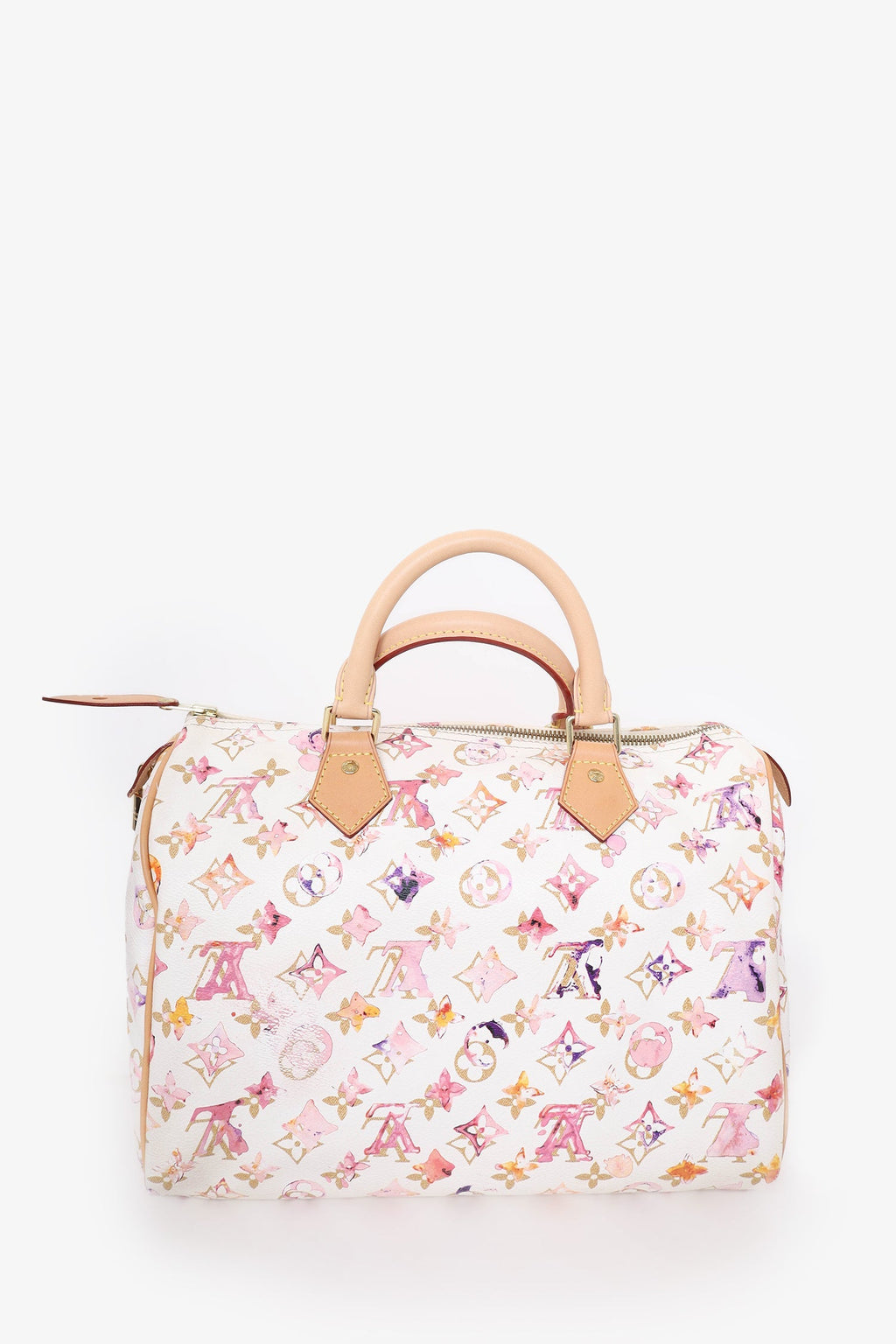 Louis Vuitton x Richard Prince 2008 White/Pink Watercolour Aquarelle Speedy 30