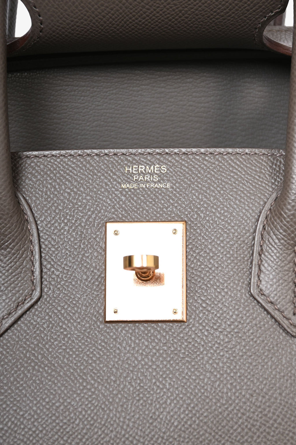 Hermès 2020 Birkin 30 Gris Etain Epson Leather Top Handle Bag
