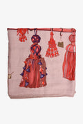 Hermès Red Cashmere/Silk Passementerie Carre 140