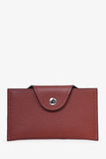 Hermès 2023 Burgundy Leather Snap Closure 'Iliade'  Wallet