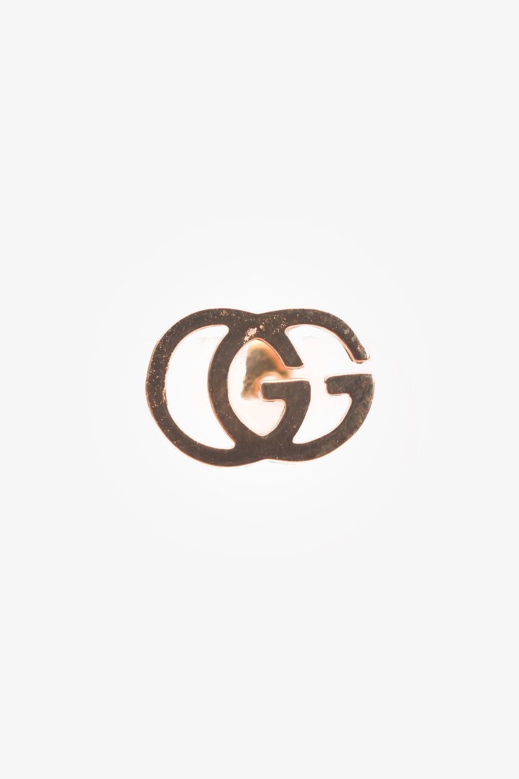 Gucci 18K Yellow Gold Running G Stud Earrings