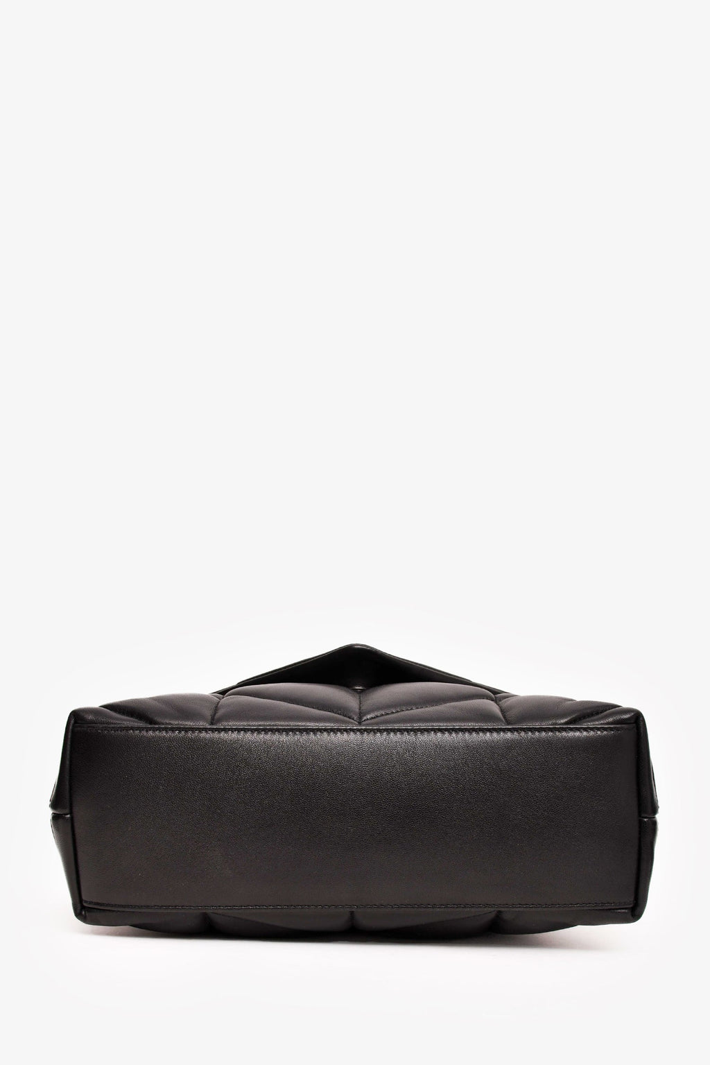 Saint Laurent Black Quilted Leather Small LouLou Puffer Shoulder Bag