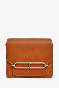 Hermès 2019 Brown Fauve Leather Mini Roulis GHW (As Is)