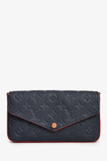 Louis Vuitton 2017 Navy/Red Leather Empriente Felicie Crossbody Bag
