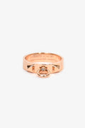 Hermès 18K Rose Gold 'Collier de Chien' Ring Small Model Size 58