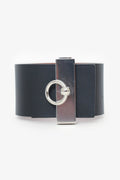 Hermès 2014 Black/Brown Leather Illusion Bracelet