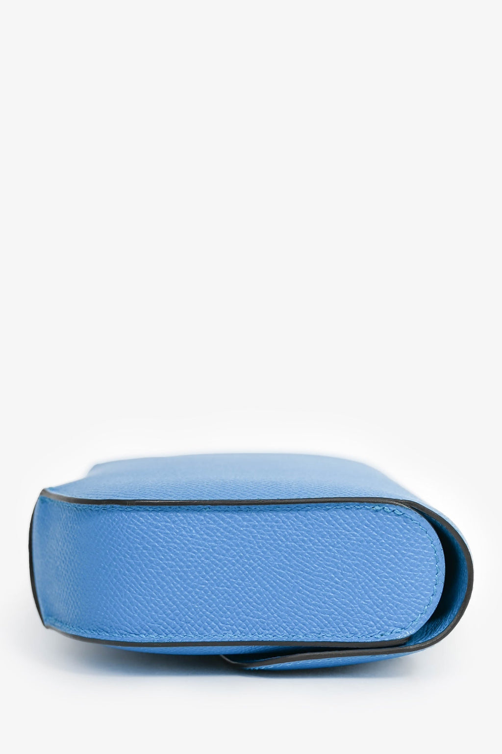 Hermès Blue Epsom Calfskin 'Cherche-Midi' Clutch