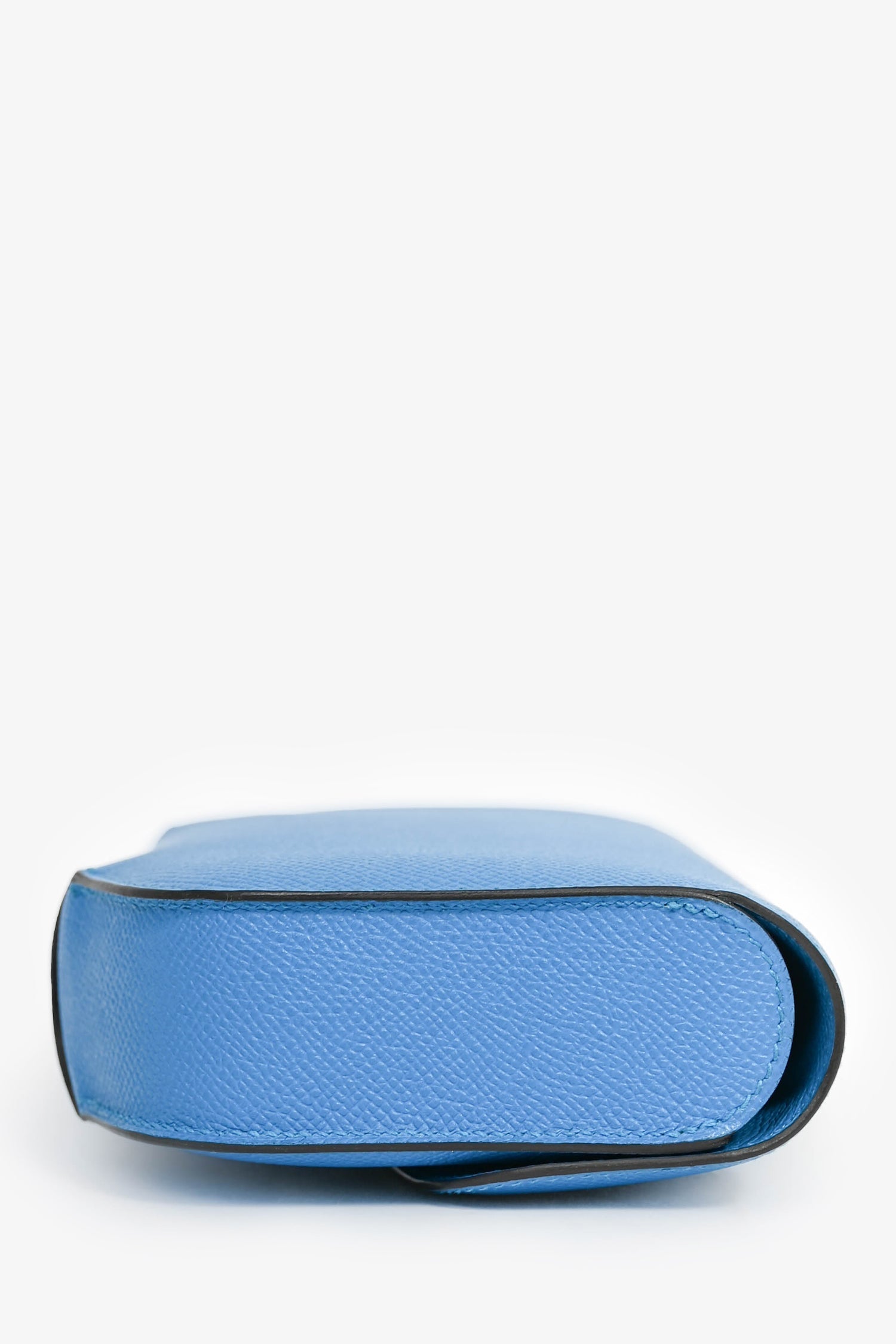 Hermès Blue Epsom Calfskin 'Cherche-Midi' Clutch