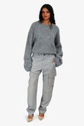 Louis Vuitton Grey Cotton Cargo Pants Size 38 Mens