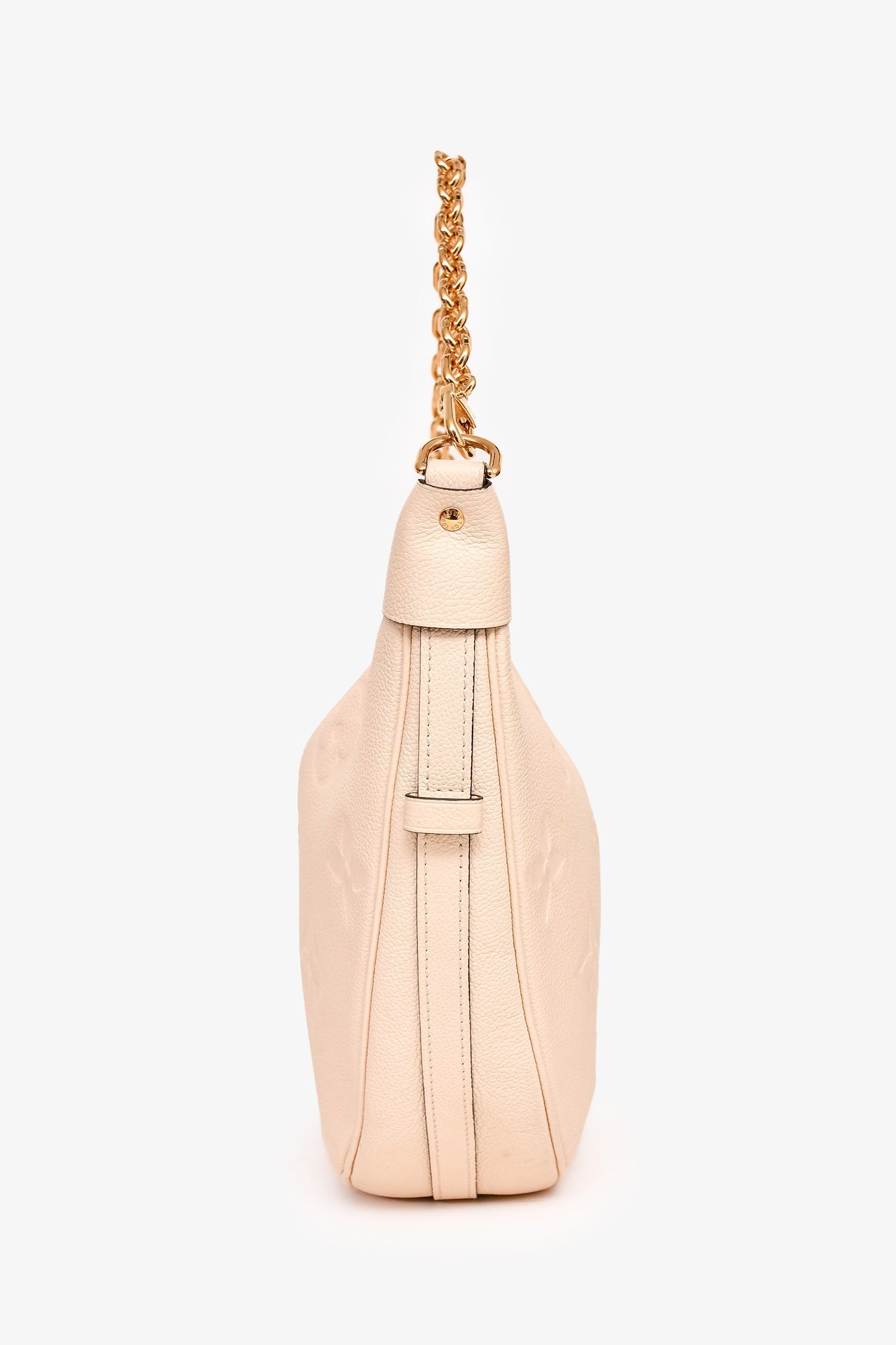 Louis Vuitton Cream Monogram Empreinte Loop Hobo Bag