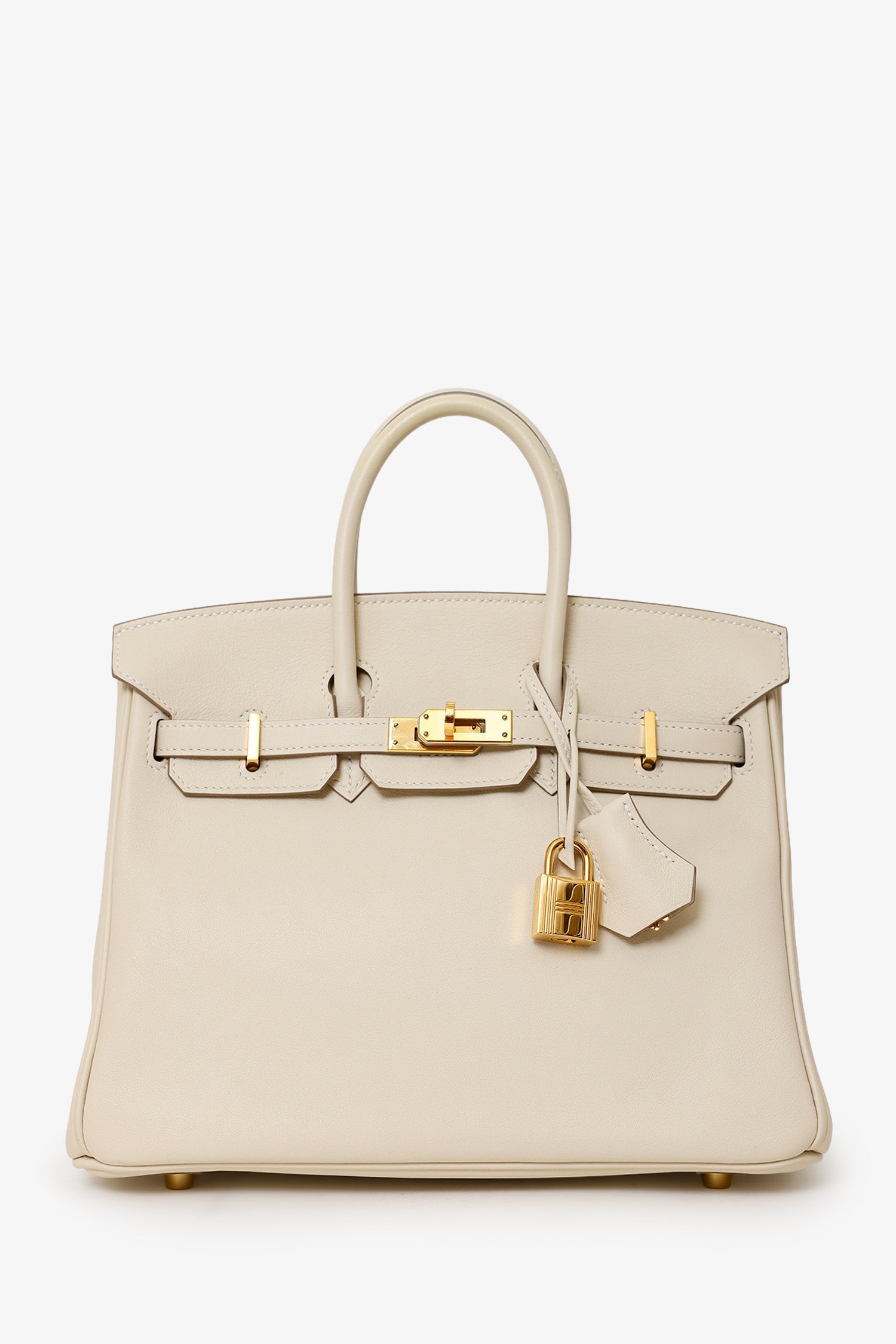 Hermès 2017 Craie Swift Leather Birkin 25