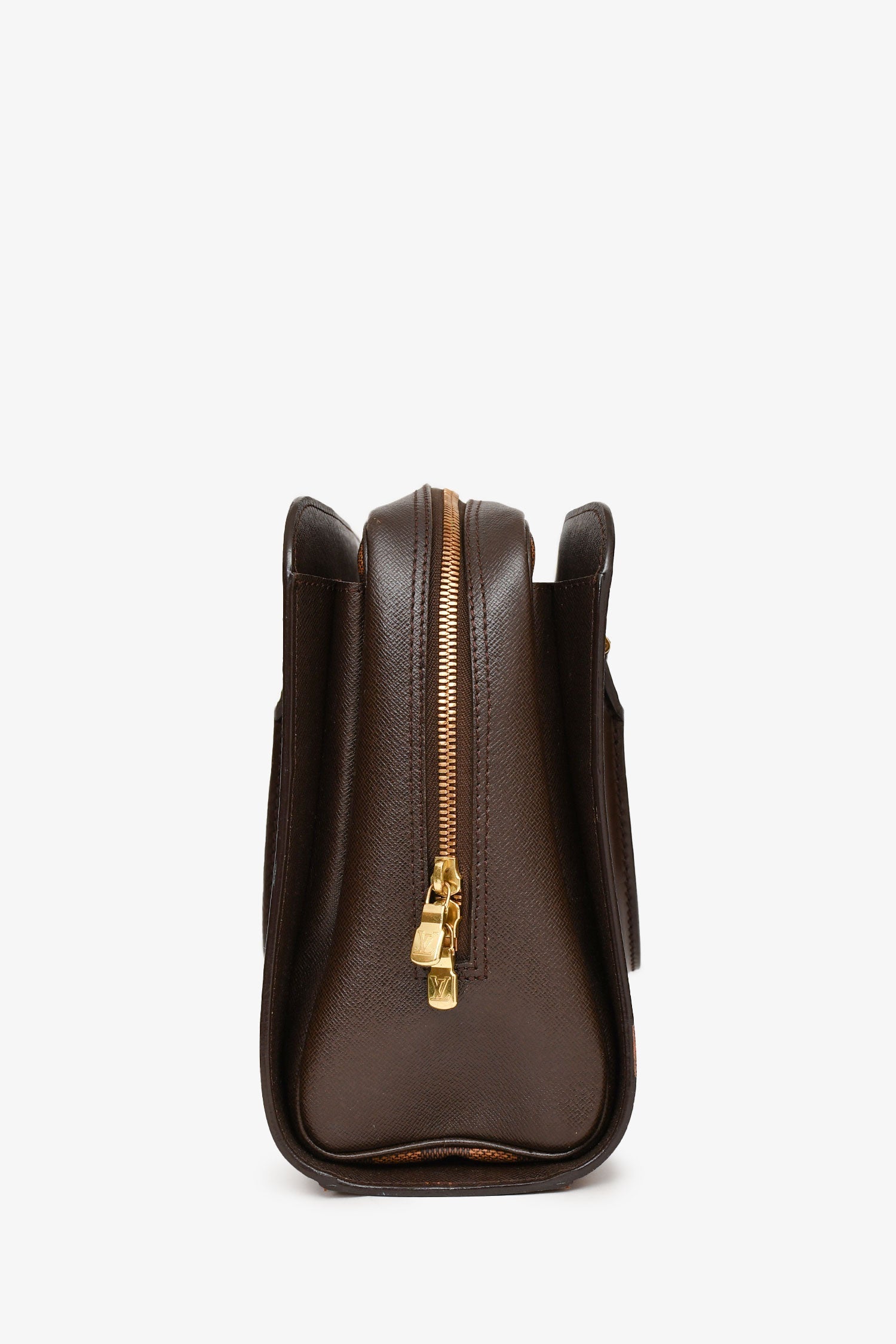 Louis Vuitton 1998 Brown Damier Ebene Triana Top Handle Bag