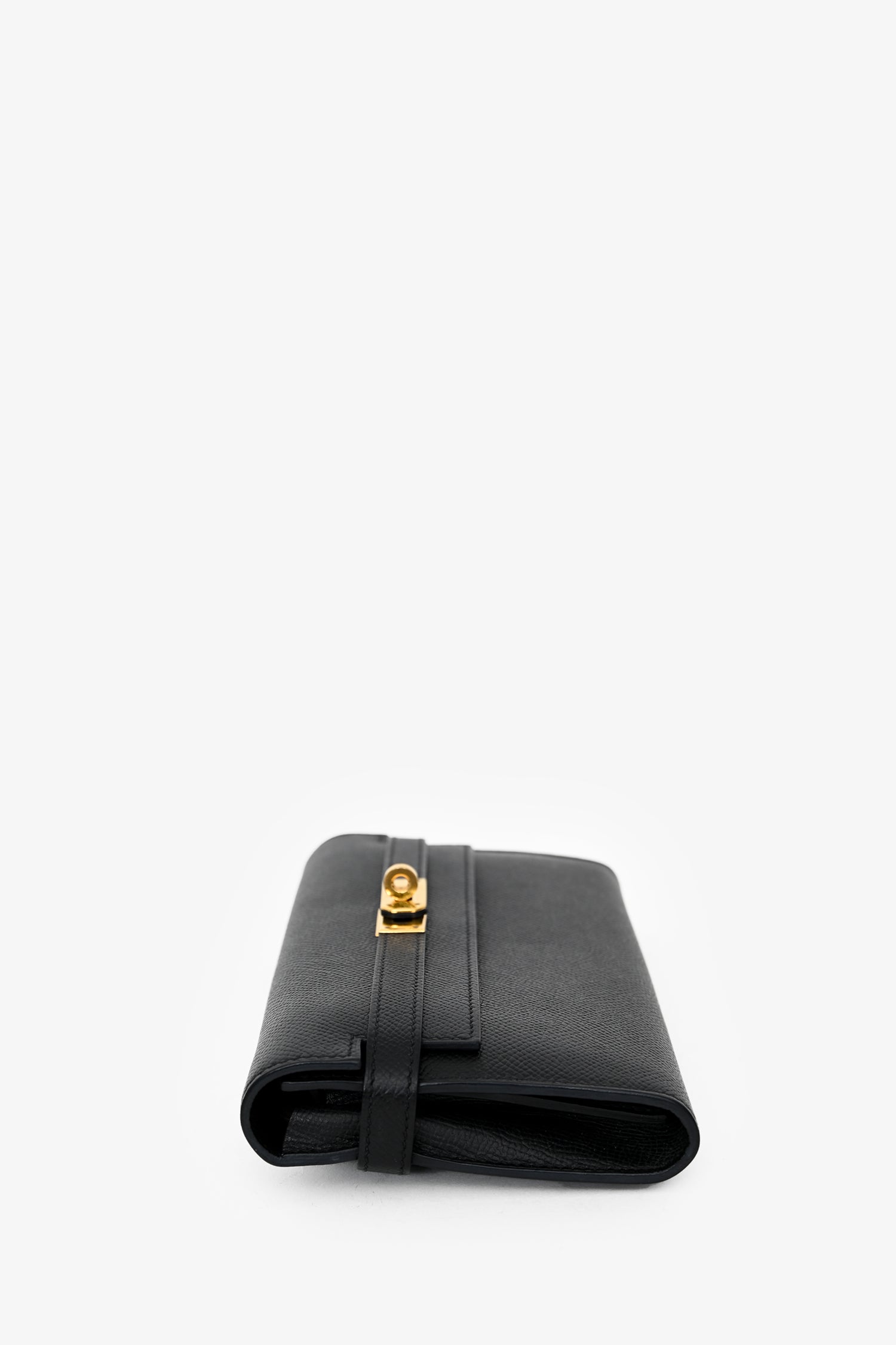 Hermès 2012 Black Epsom Leather Kelly Wallet
