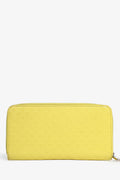 Louis Vuitton 2013 Yellow Damier Leather 'Facette' Long Zippy Wallet