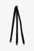 Pre-Loved Chanel™ Black Leather CC Suspenders