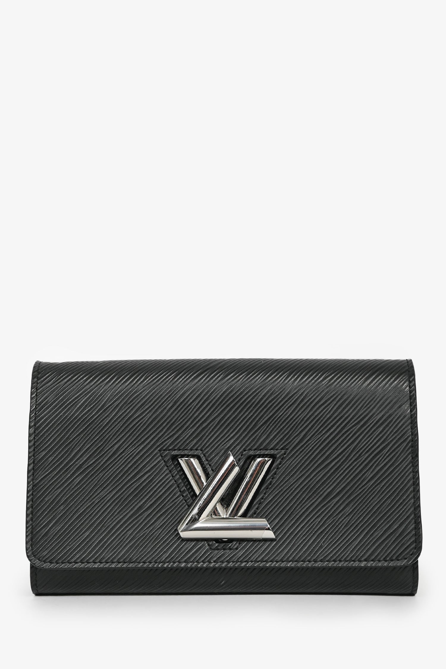 Louis Vuitton Black Epi Twist Wallet On Chain