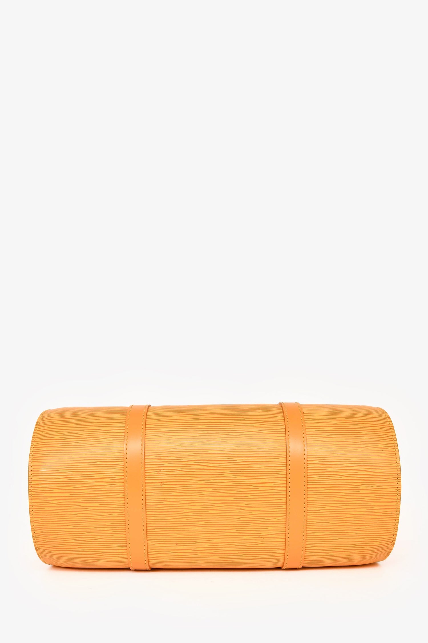 Louis Vuitton 2003 Yellow Epi Leather 'Soufflot Duo' Papillon Shoulder Bag