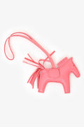 Hermès Light Pink Leather Rodeo PM Bag Charm