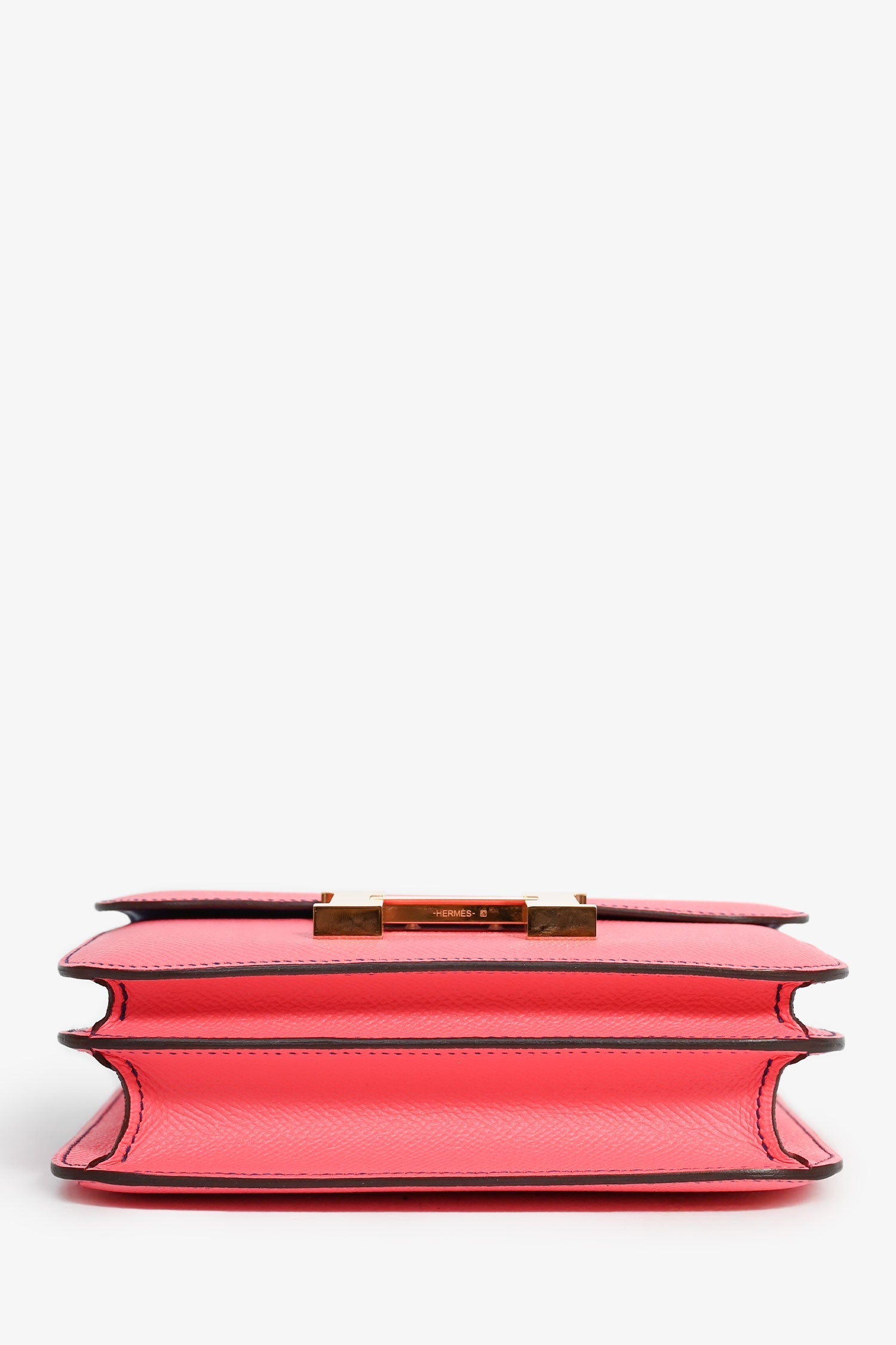 Hermès Pink Epsom Leather Constance 18