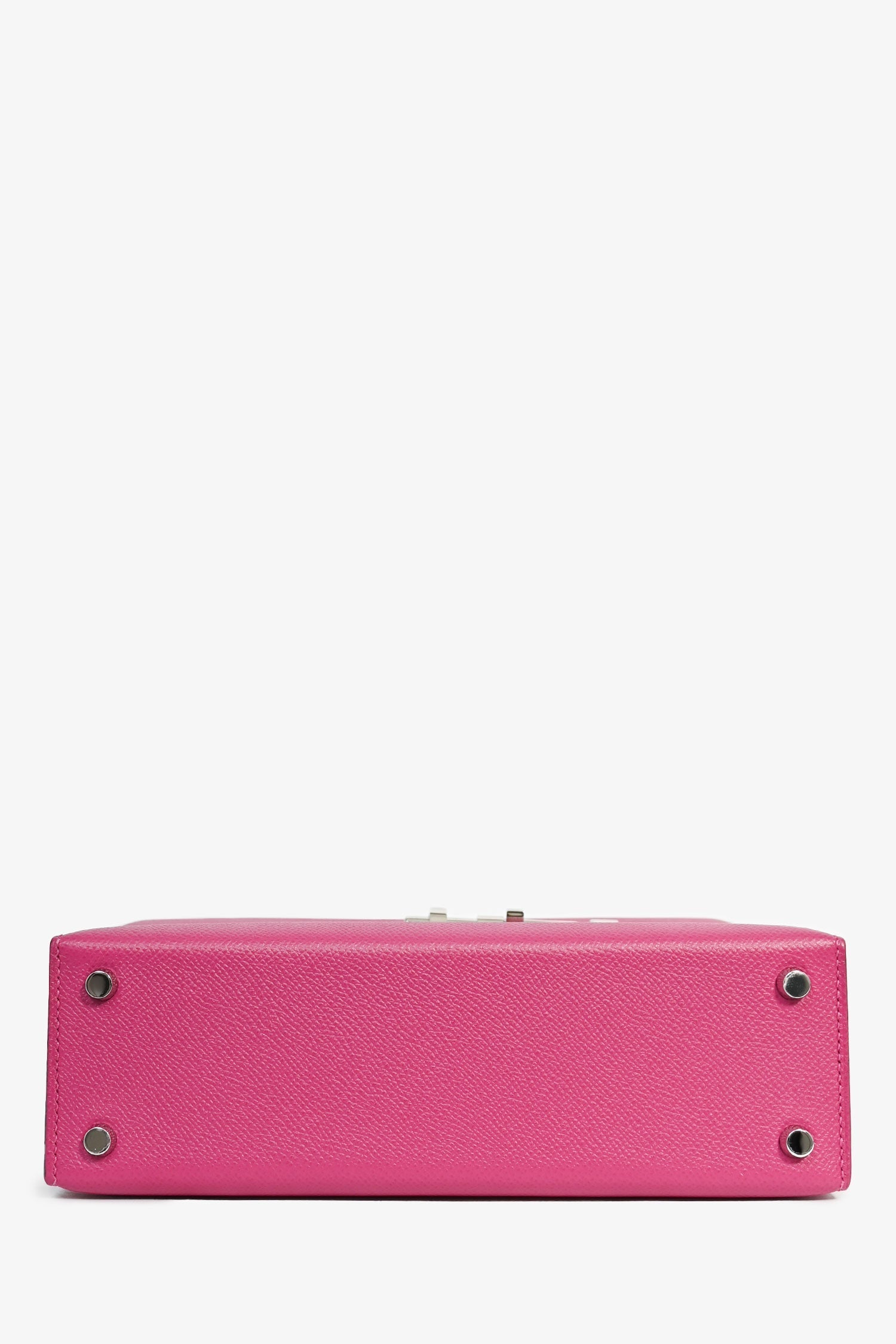 Hermès 2017 Rose Pourpre Epsom Leather Verrou 23 Crossbody Bag