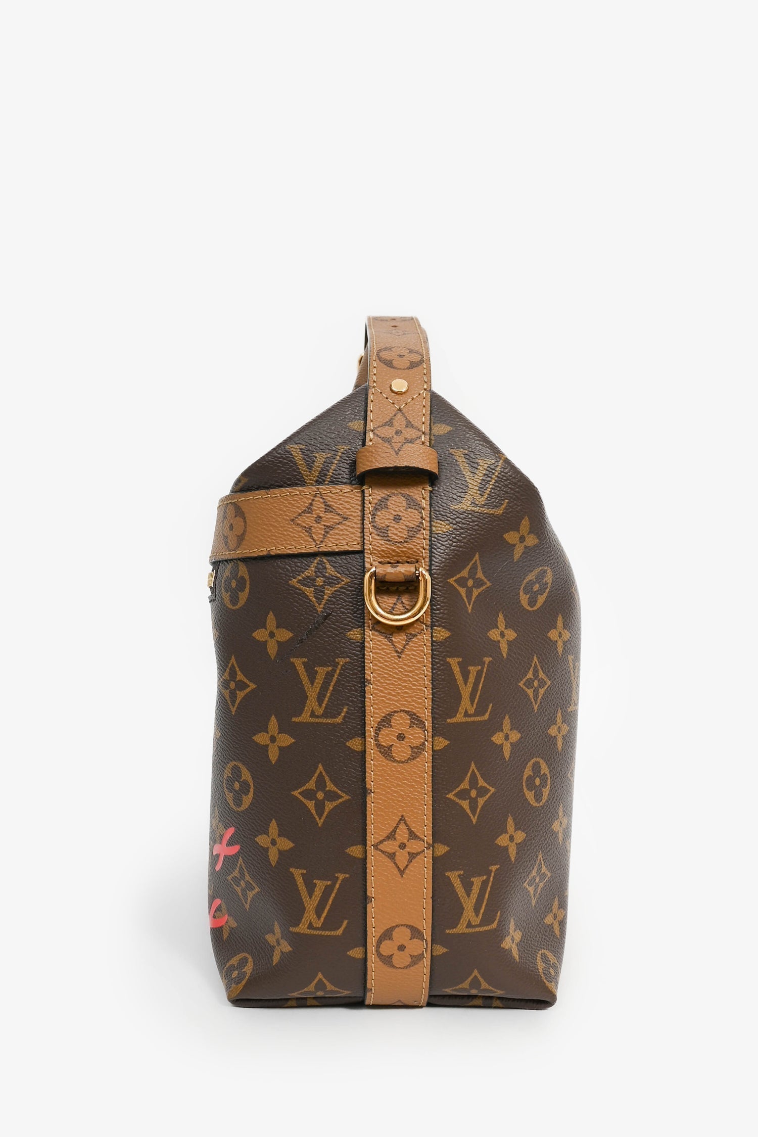 Louis Vuitton F/W 2016 Limited Edition Reverse Monogram 'City Cruiser' PM Top Handle with Strap