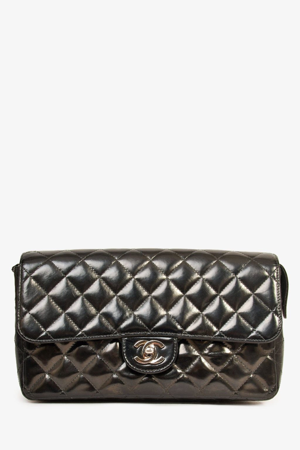 Pre-Loved Chanel™ 1996-7 Black Quilted Leather Flap Zip Backpack (Refurbished)