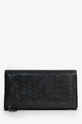 Gucci Black GG Supreme Long Wallet