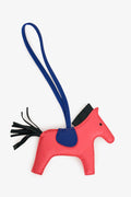 Hermès Pink/Blue/Green Swift Leather Rodeo MM Bag Charm