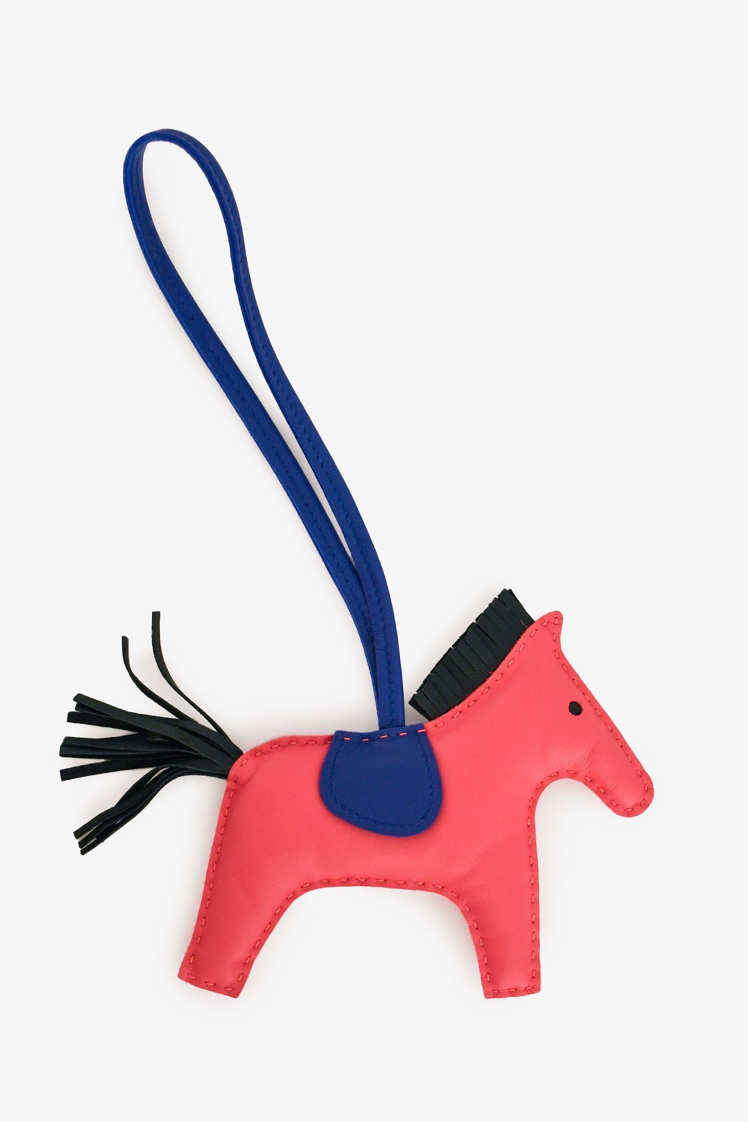 Hermès Pink/Blue/Green Swift Leather Rodeo MM Bag Charm