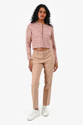Gucci Brown Cotton Tapered Pant Size 42