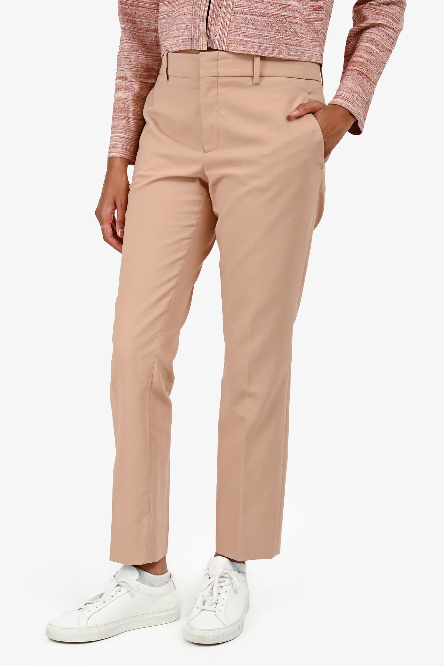 Gucci Brown Cotton Tapered Pant Size 42