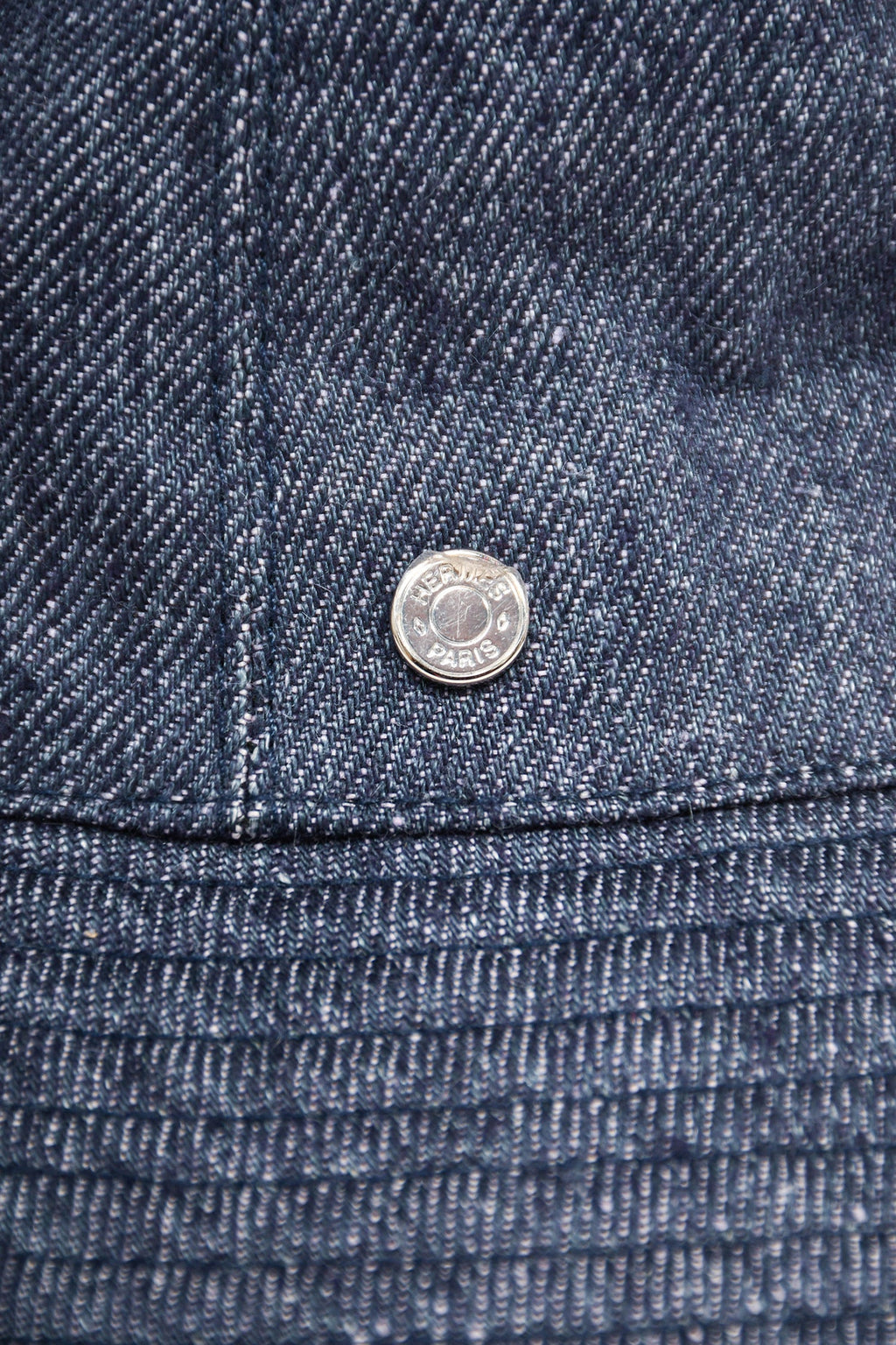 Hermès Blue Denim Bucket Hat Size 56