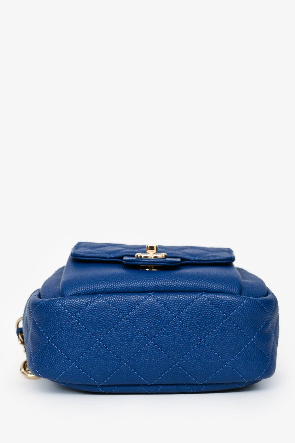 Pre-Loved Chanel™ 2019 Dark Blue Caviar Camera Bag GHW