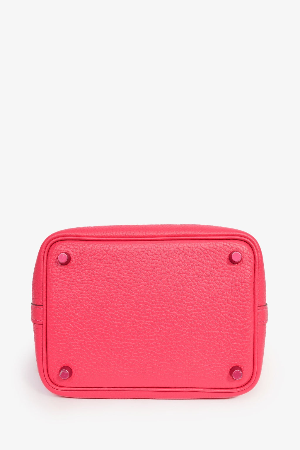 Hermès 2023 Limited Edition Rose Mexico Togo Picotin Monochrome Lock 18