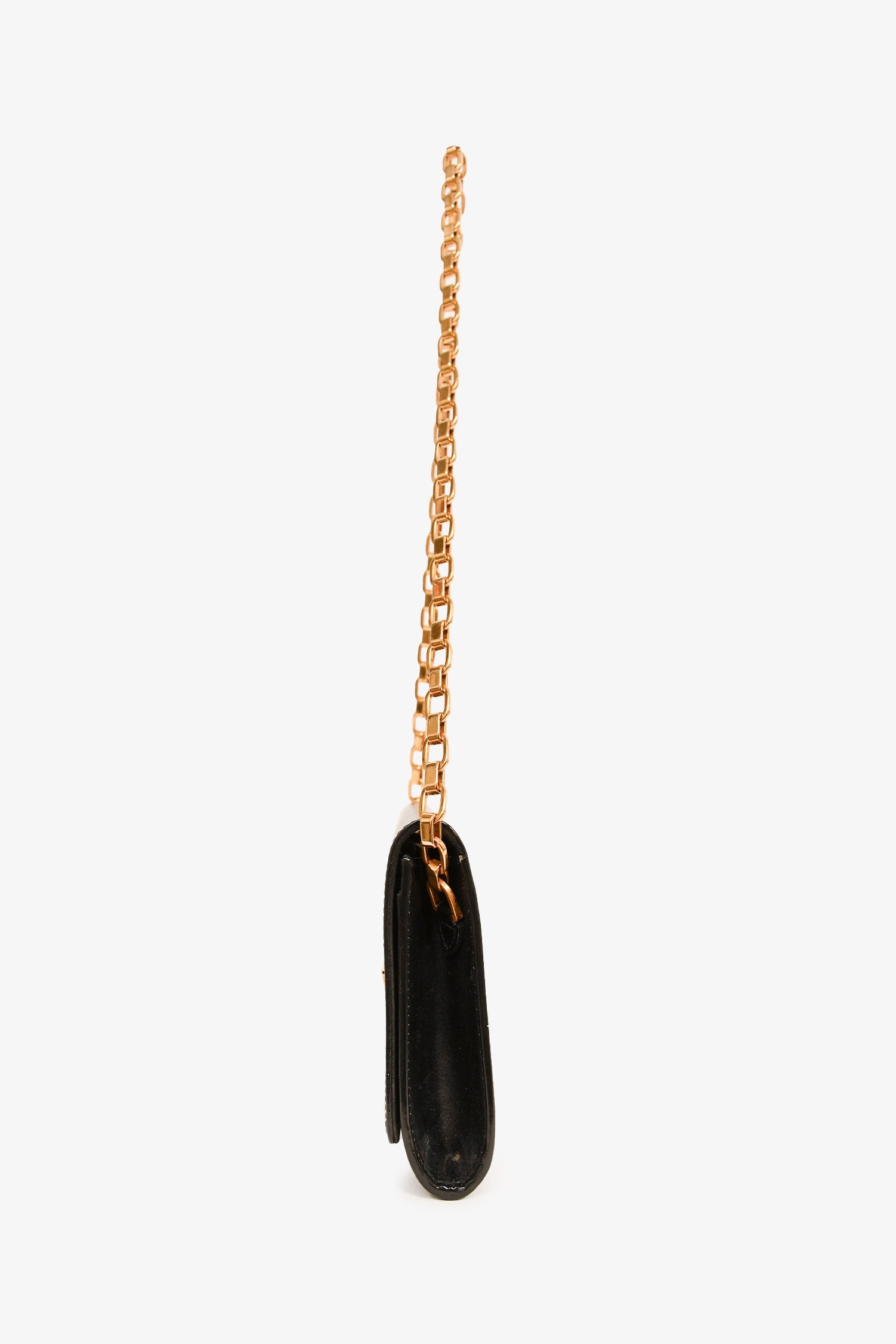 Louis Vuitton Black Leather LV 'Louise' GM Shoulder Bag