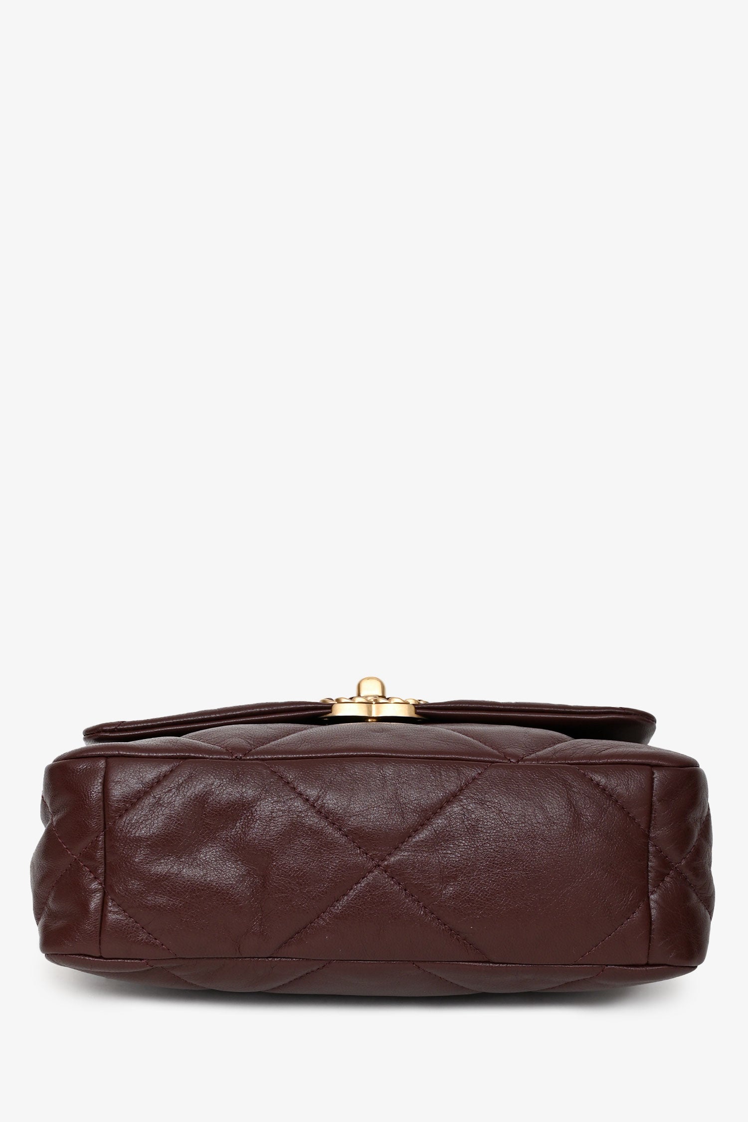 Pre-Loved Chanel™ 2019-30 Brown Leather Chanel 19 Shoulder Bag