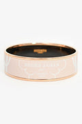 Hermès 2017 Pink/White 'Bride de Gala' Bangle PM