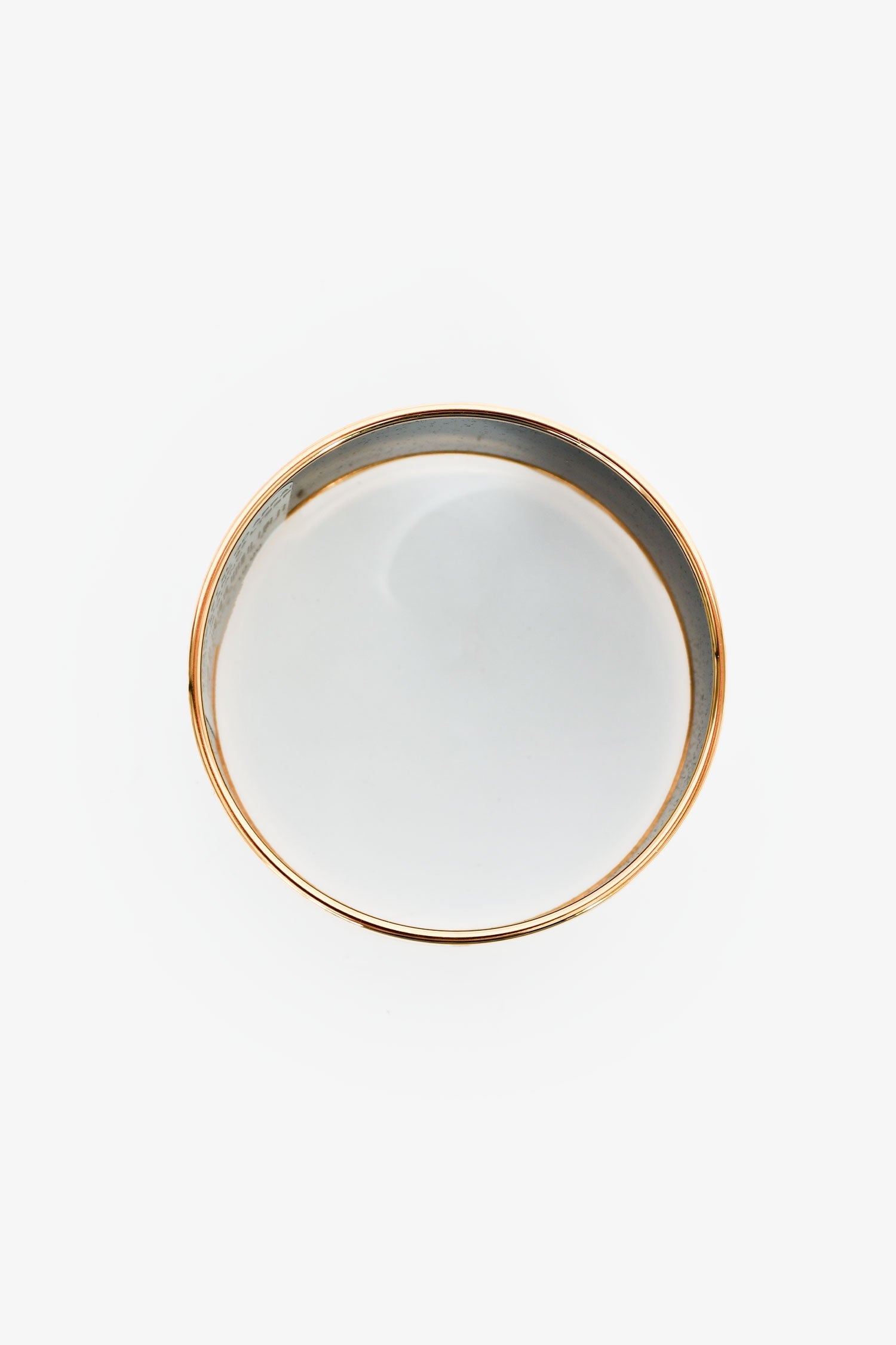 Hermès 18K Yellow Gold Plated 'Grand Apparat' Extra Wide Bangle PM