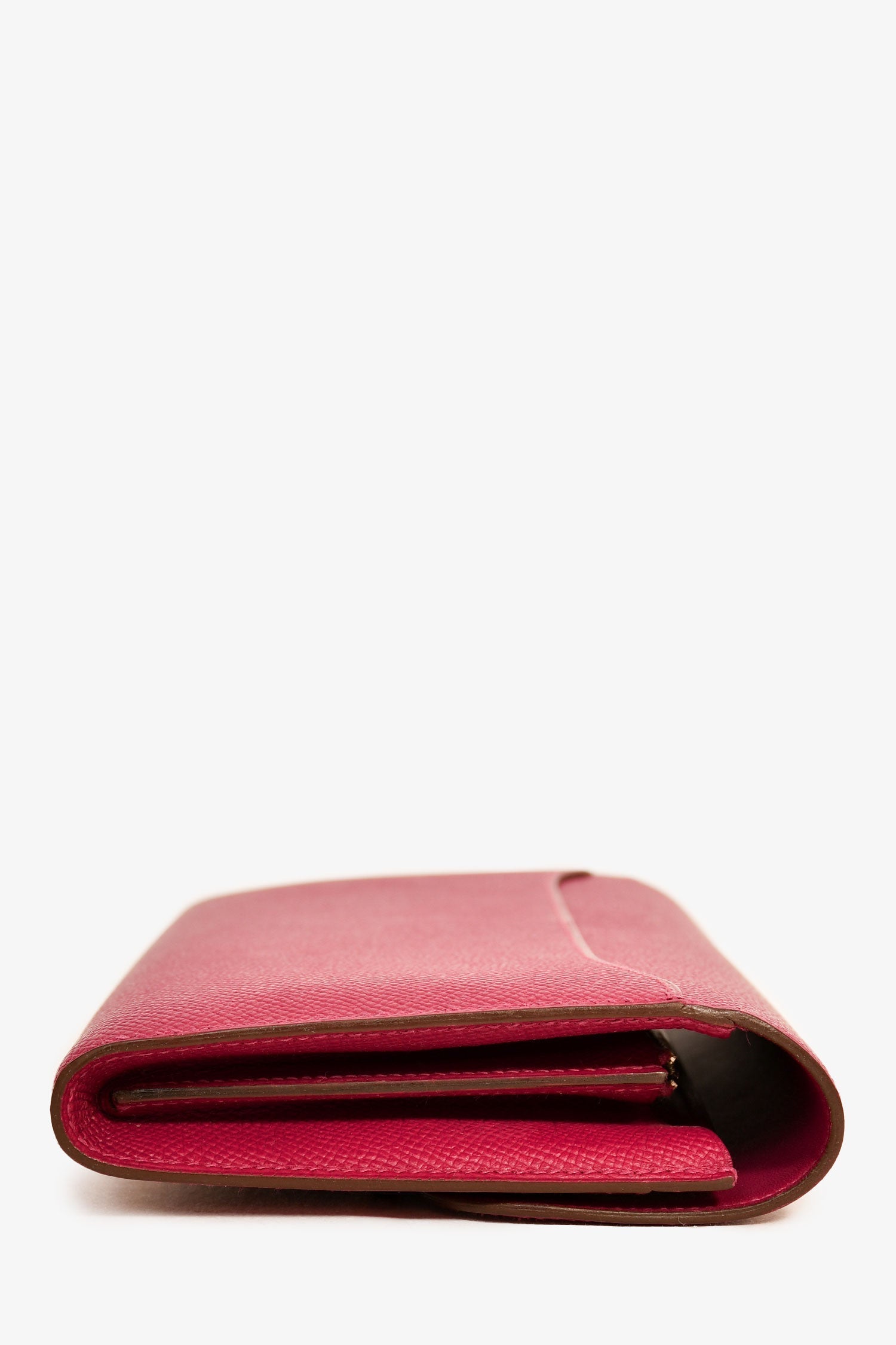 Hermès 2012 Purple Epsom Leather Constance Long Wallet