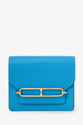 Hermès 2021 Blue Frida Evercolor Roulis Slim With Pouch