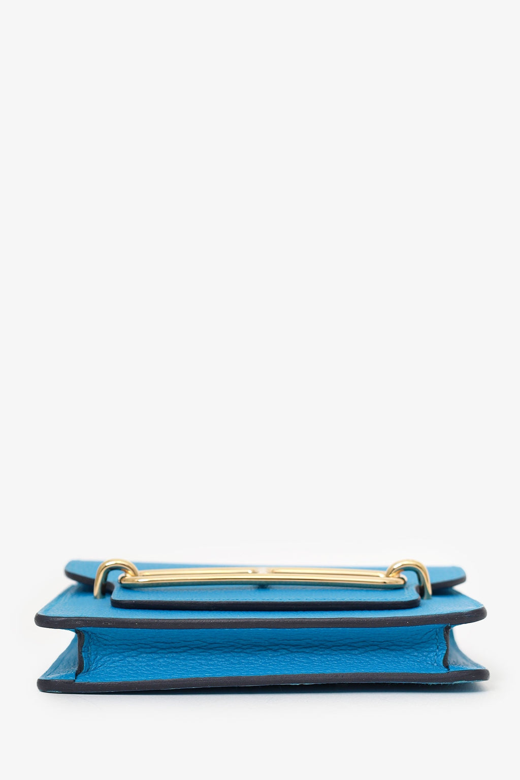 Hermès 2021 Blue Frida Evercolor Roulis Slim With Pouch