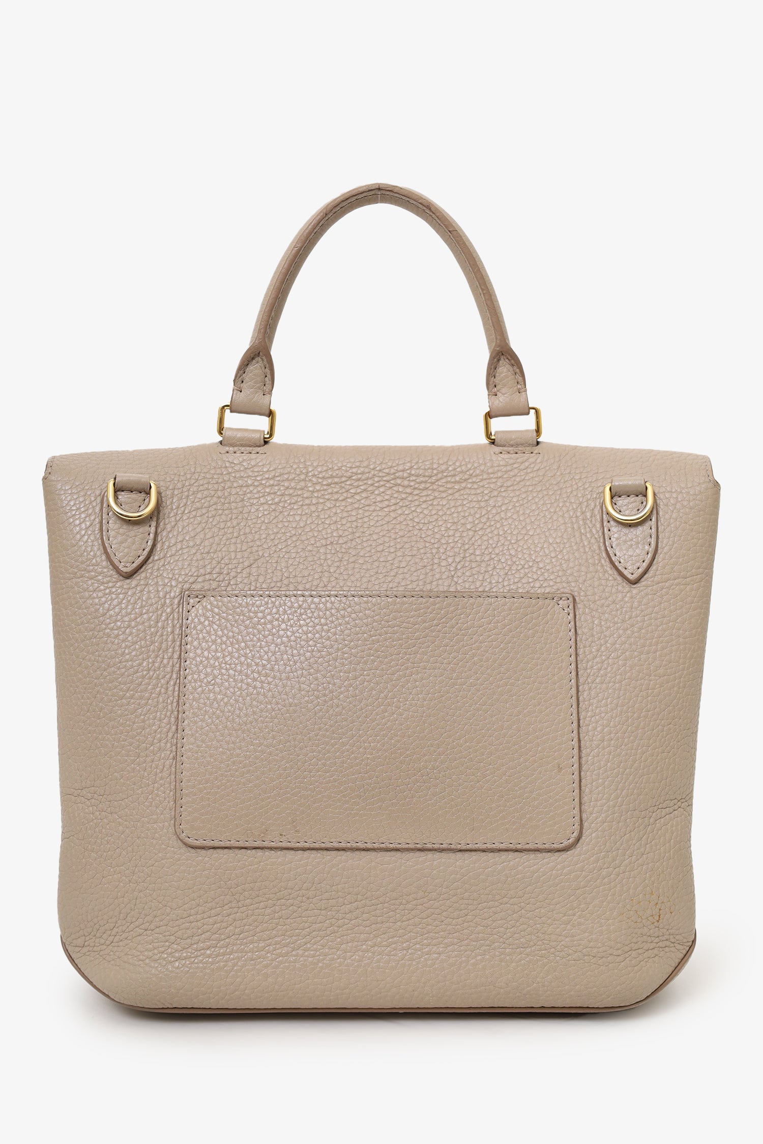 Louis Vuitton 2018 Taupe Leather Taurillon Volta Top Handle